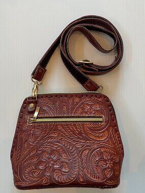 Handmade Leather Crossbody Bag | Brown, Gold Hardware